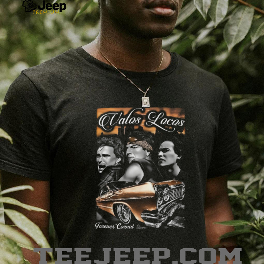 Vatos Locos Forever Carnal Lowrider Movie Collage T Shirt