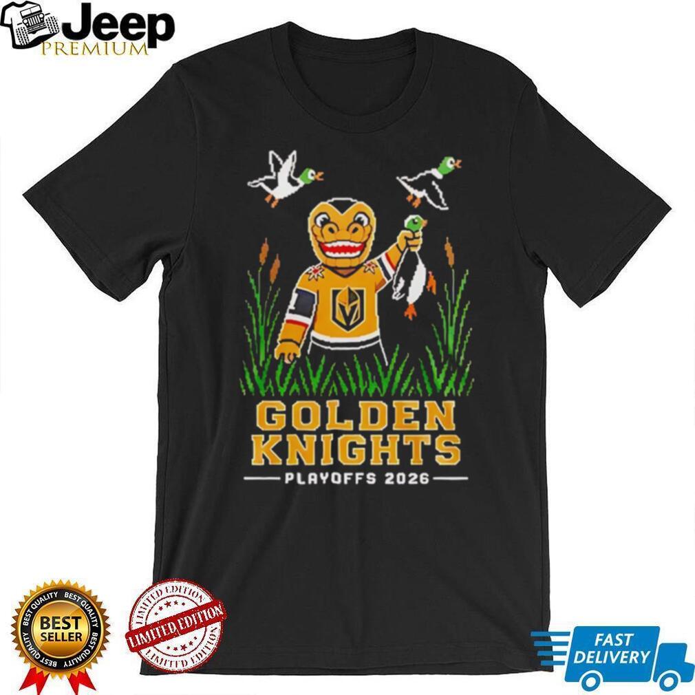 Vegas Golden Knights 2026 Playoffs Retro Duck Hunt Graphic T Shirt