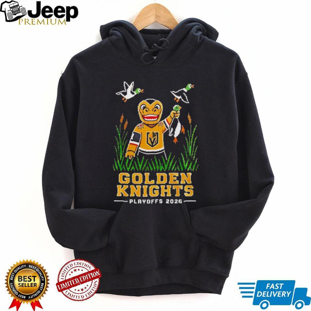 Vegas Golden Knights 2026 Playoffs Retro Duck Hunt Graphic T Shirt