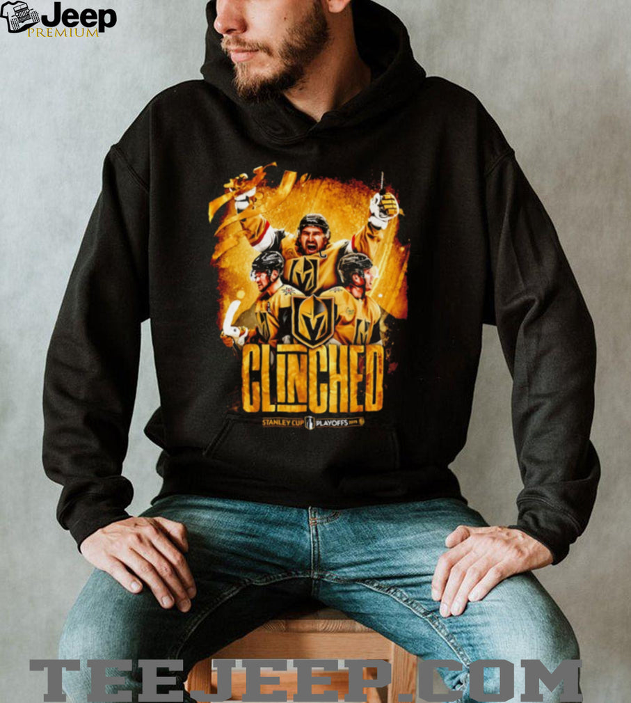 Vegas Golden Knights Clinched 2025 Stanley Cup Playoffs T Shirt