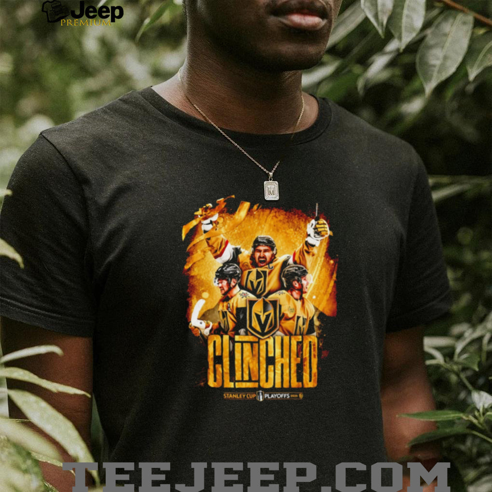 Vegas Golden Knights Clinched 2025 Stanley Cup Playoffs T Shirt