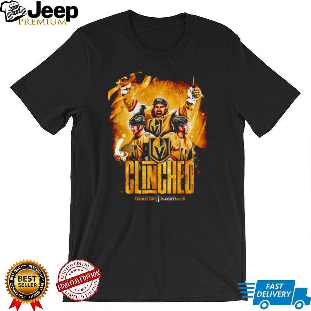 Vegas Golden Knights Clinched 2025 Stanley Cup Playoffs T Shirt