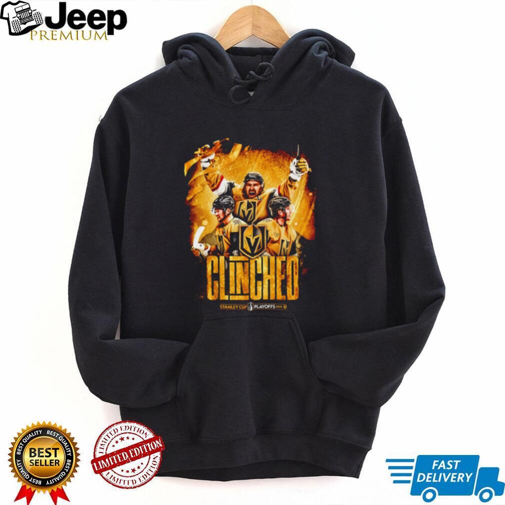 Vegas Golden Knights Clinched 2025 Stanley Cup Playoffs T Shirt