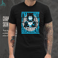 Vegeta Not a Big Fan of the Government T Shirt Anime Political Parody