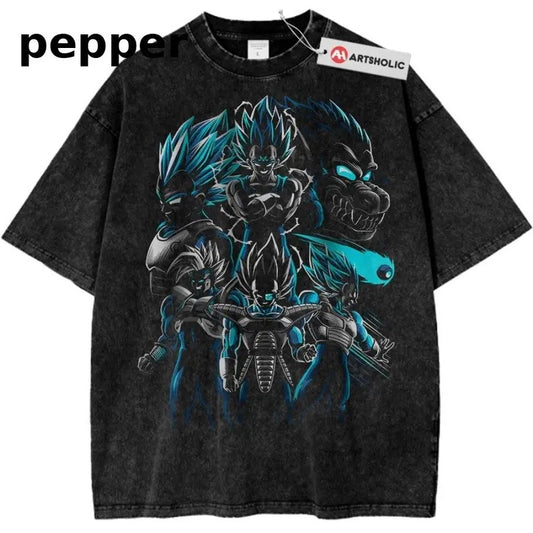 Vegeta Shirt, Dragon Ball Z Vintage Tee Sweatshirt, Hoodie, Comfort Colors