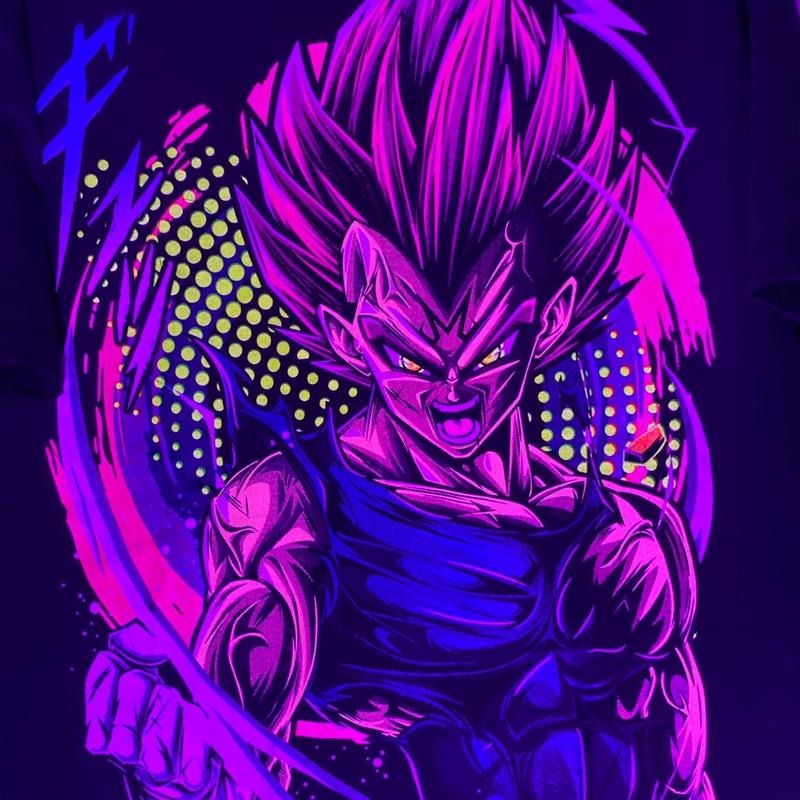 Vegeta malvado T-shirt cotton Unisex