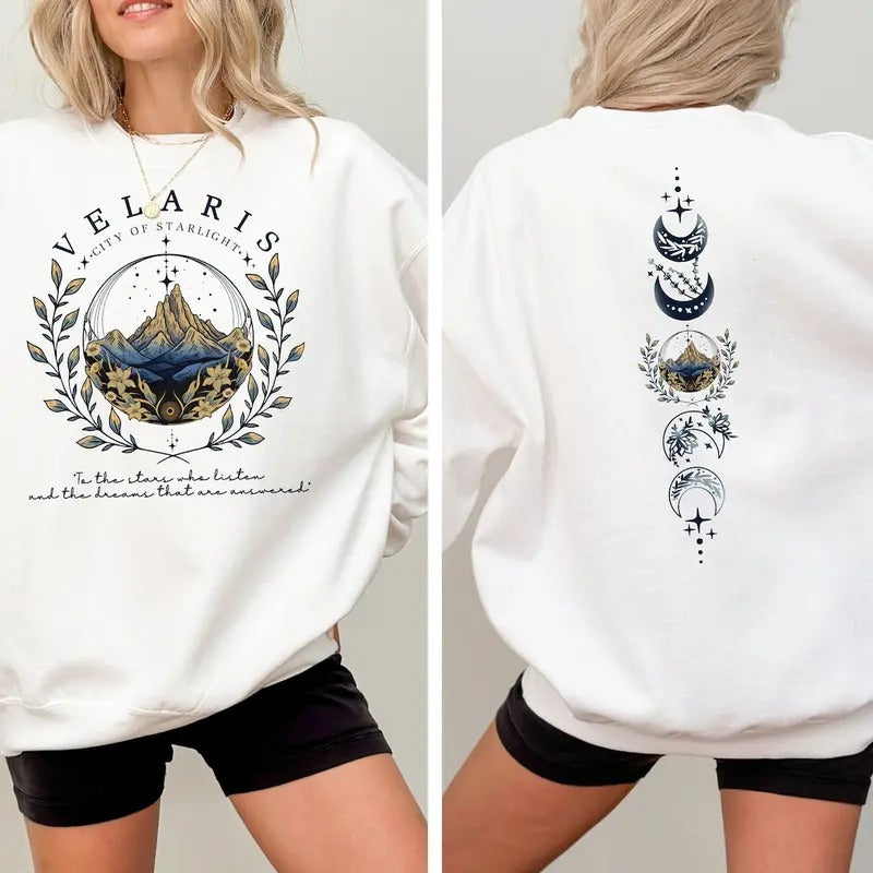 Velaris Sweatshirt, The Night Court Hoodie, Velaris City of Starlight Sweater, Starlight Acotar Shirt, Bookish Shirt, Booktok Hoodie