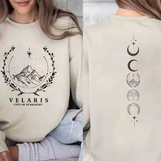 Velaris sweatshirt, The Night Court, A court of Thorns and Roses, City of Starlight,  Iprintasty Hoodie,SJM Merch,ACOTAR...