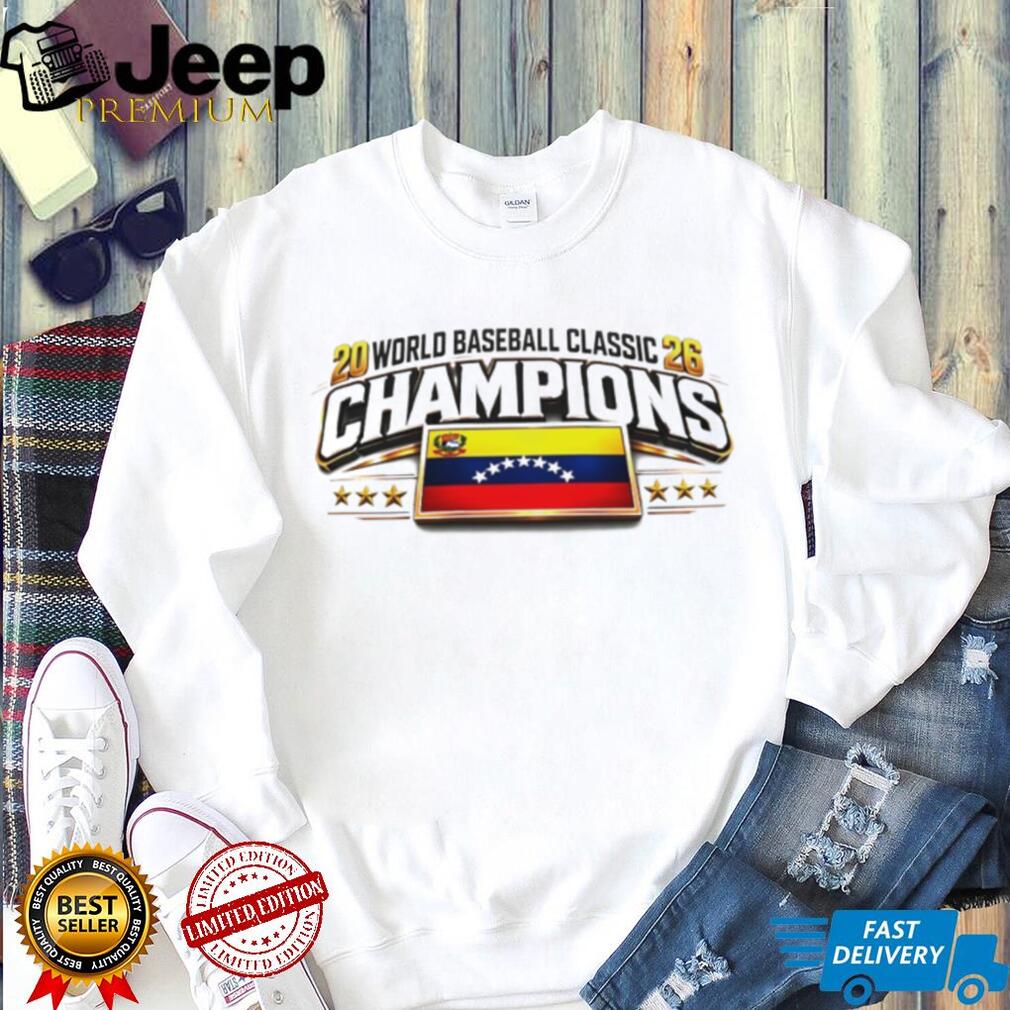 Venezuela 2026 World Baseball Classic Champions T Shirt