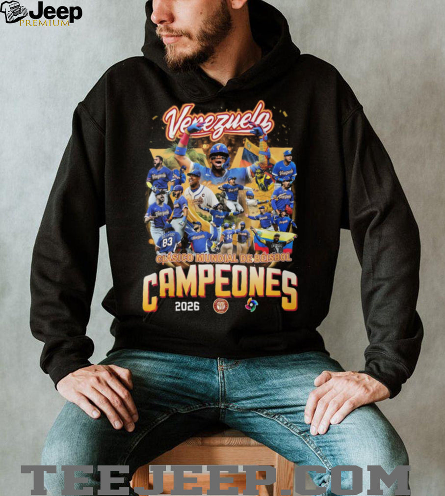Venezuela World Baseball Classic 2026 Campeones Victory T Shirt