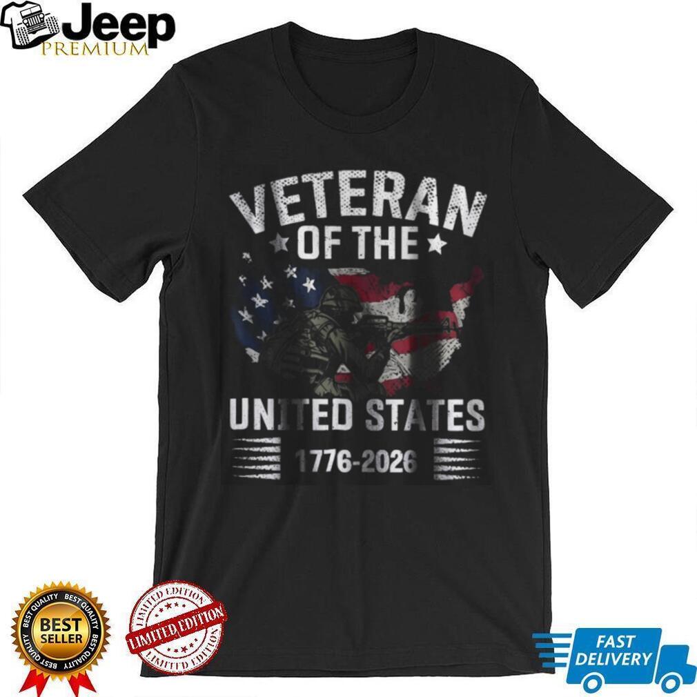 Veteran of the United States 1776 2026 250th Anniversary T Shirt