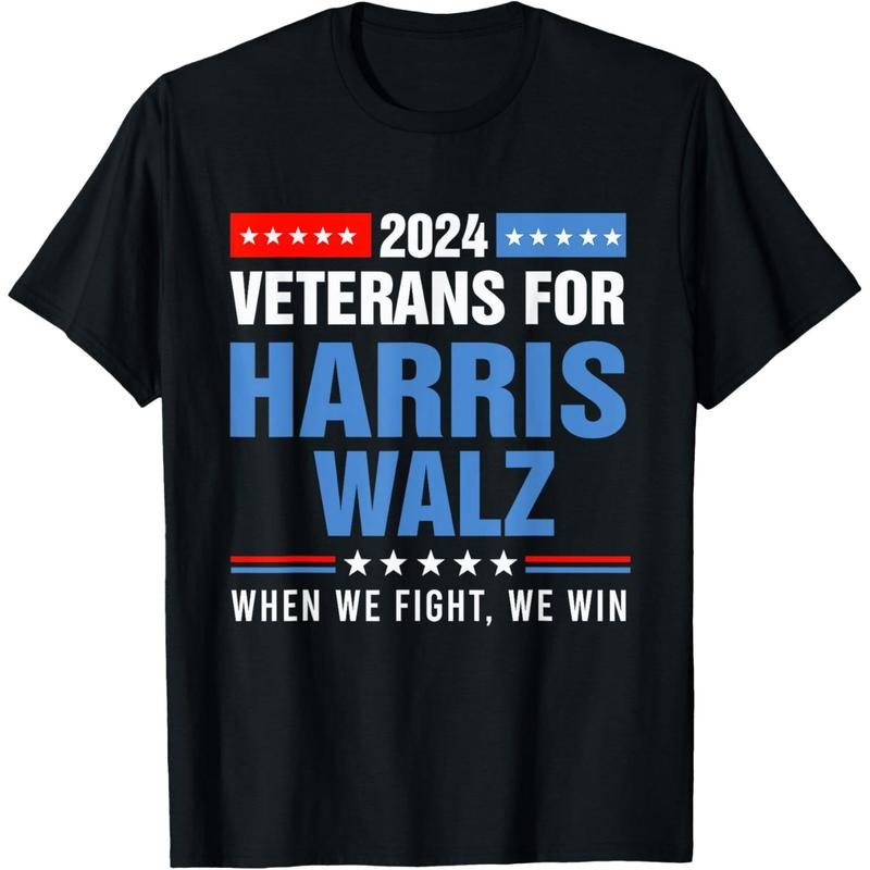 Veterans For Harris Walz 2024 Presidential Campaign T-Shirt made in usa Hoodie, Sweatshirt | WearSparks.com