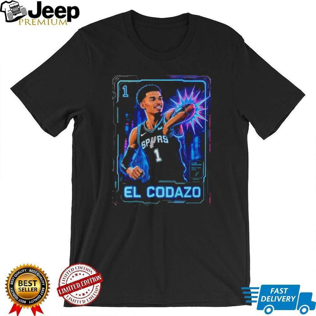 Victor Wembanyama El Codazo Basketball Trading Card T Shirt