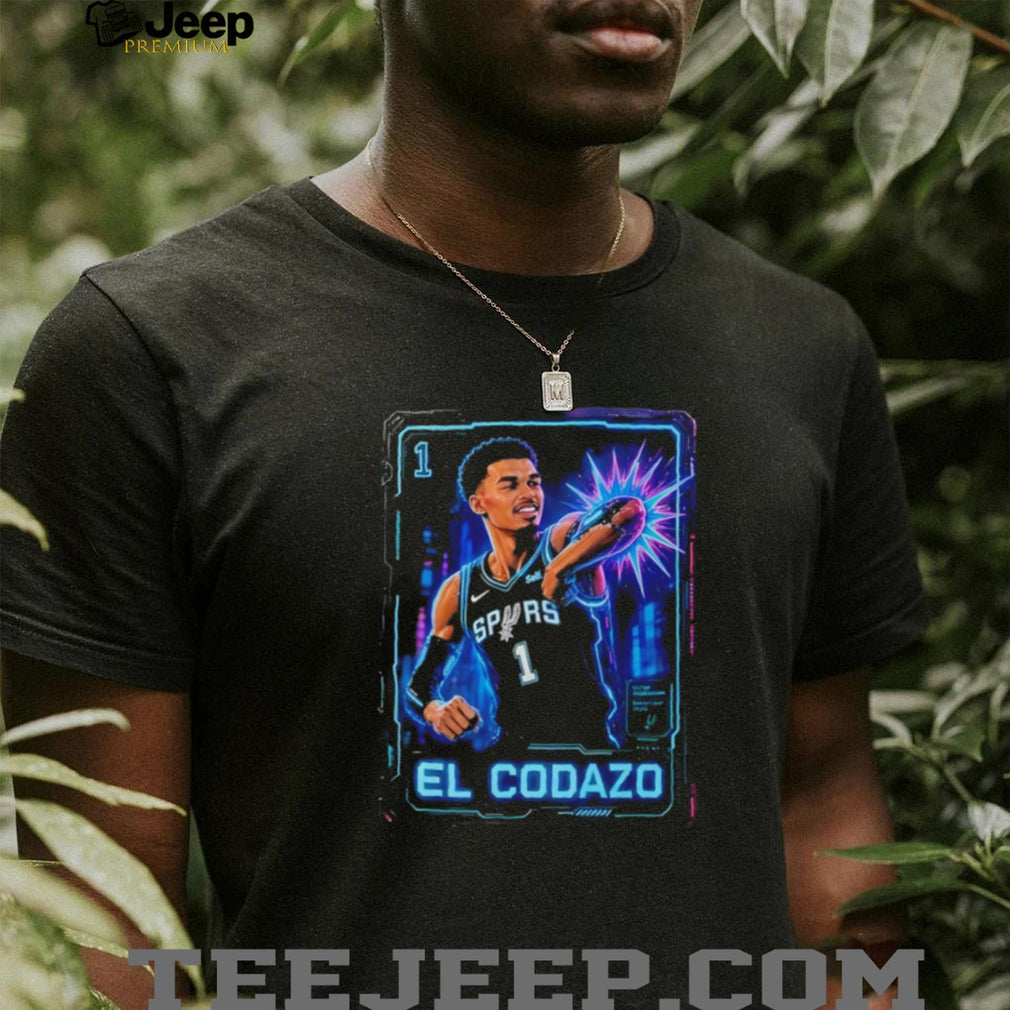 Victor Wembanyama El Codazo Basketball Trading Card T Shirt
