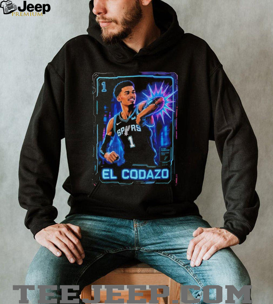 Victor Wembanyama El Codazo Basketball Trading Card T Shirt