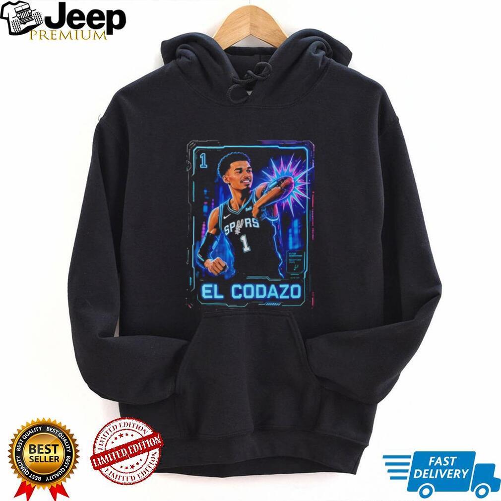 Victor Wembanyama El Codazo Basketball Trading Card T Shirt