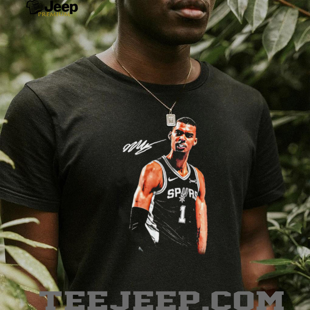 Victor Wembanyama San Antonio Spurs Signature Graphic T Shirt