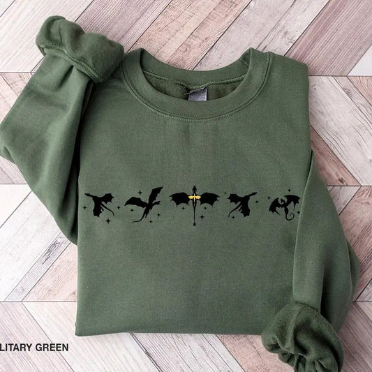 Victoria Maxwell, Fourth Wing Sweatshirt, Basgiath War College Sweatshirt, Violet Sorrengail, Bookish Sweatshirt, Xaden...