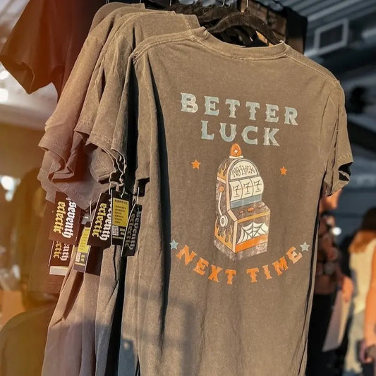 Victoria Maxwell, Vintage&Comfortable Shirt, Better Luck Next Time Original Graphic Tee | 777 Vintage T-shirt | American Traditional Inspired Design on Comfort Colors
