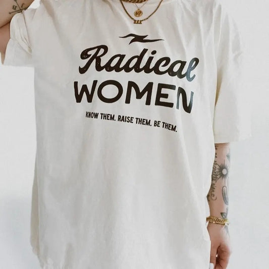 Victoria Maxwell, Vintage Graphic Shirt, Radical Woman Feminist Empowering Comfort Colors Graphic Tee | Retro Graphic Tee | Grunge Hippie Boho Graphic, Gift for Her