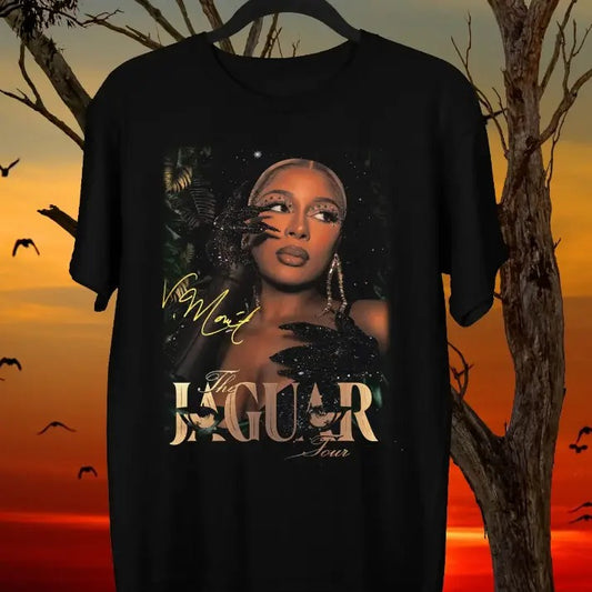 Victoria Monet Signature Jaguar II Tour Black All Size Shirt S-3XL