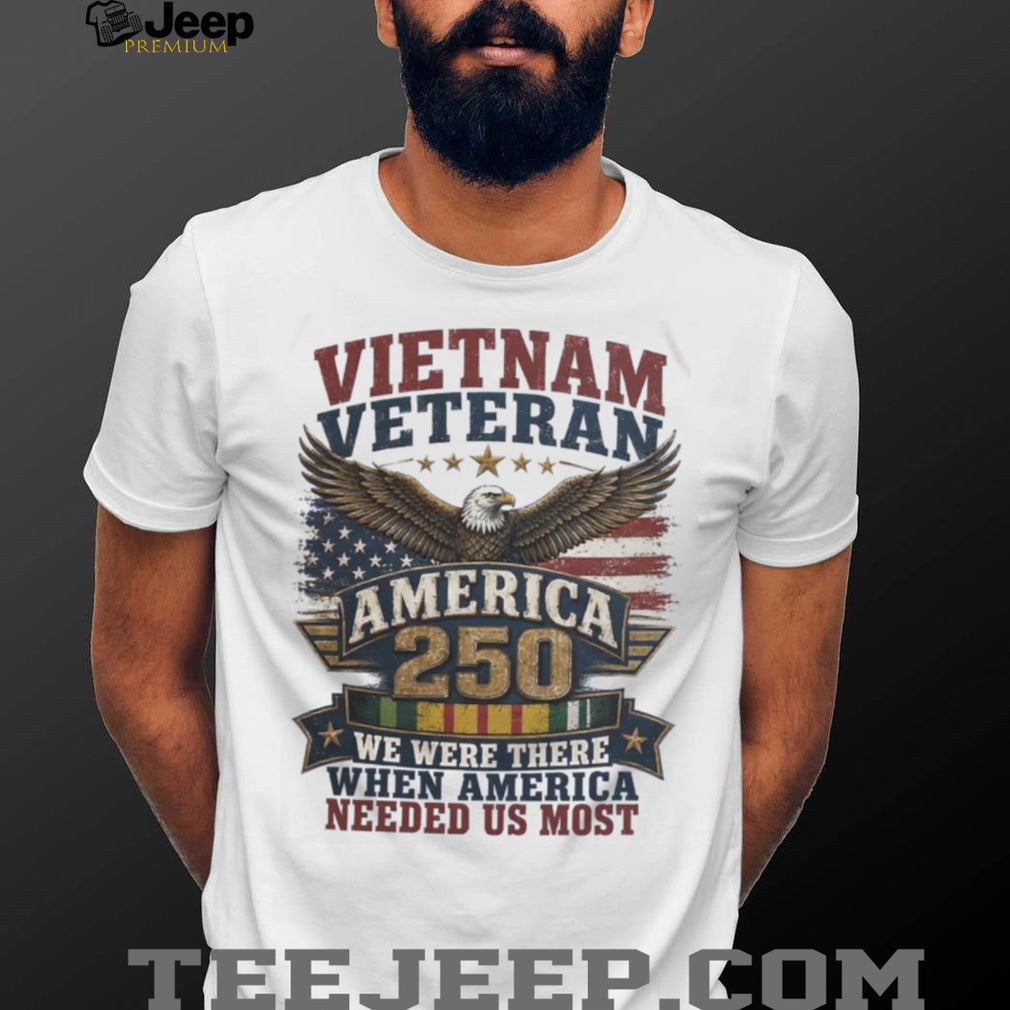 Vietnam Veteran America 250 Eagle Patriotic Commemorative Shirt