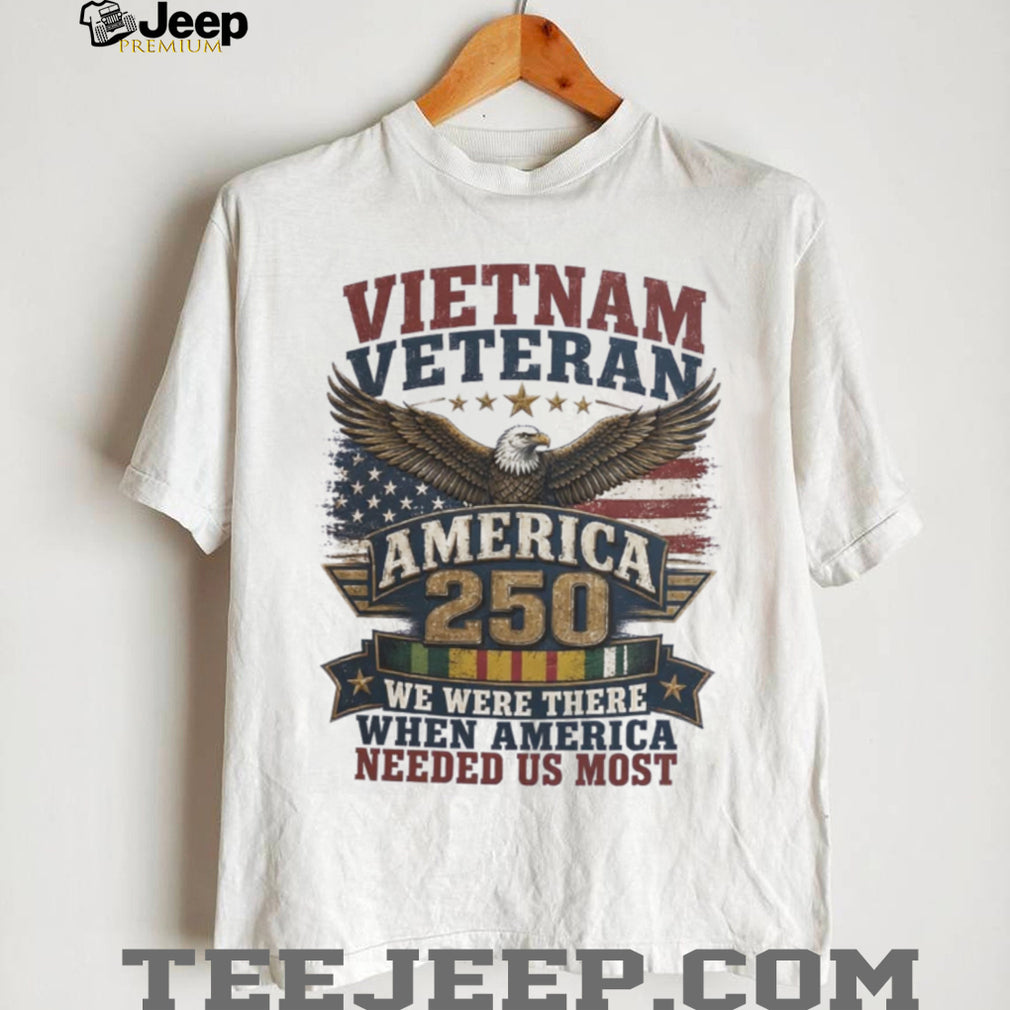 Vietnam Veteran America 250 Eagle Patriotic Commemorative Shirt