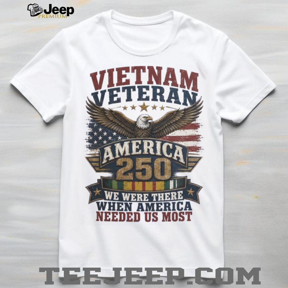 Vietnam Veteran America 250 Eagle Patriotic Commemorative Shirt