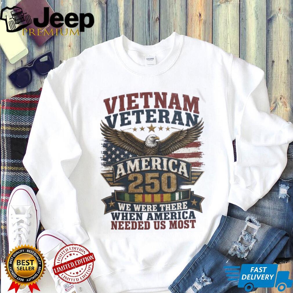 Vietnam Veteran America 250 Eagle Patriotic Commemorative Shirt