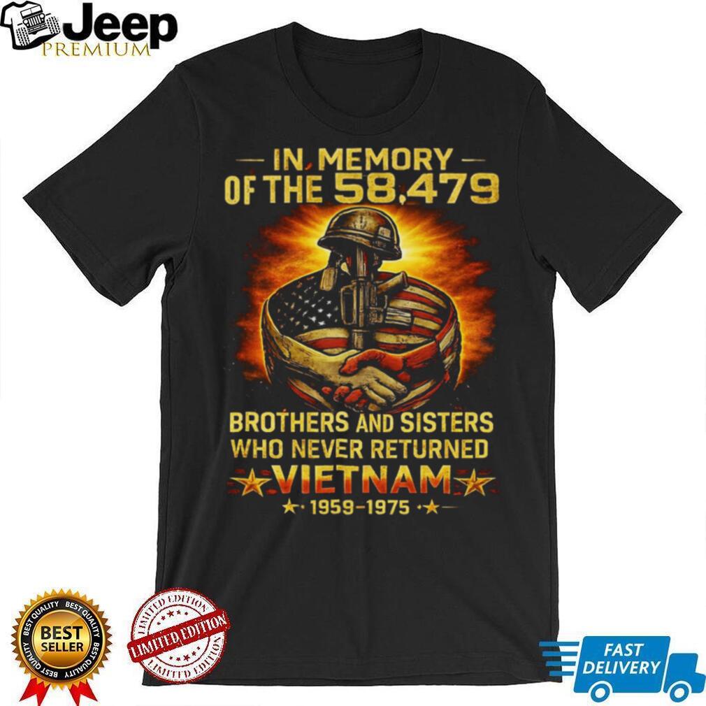 Vietnam Veteran Memorial Honor Tribute Fallen Soldiers T Shirt