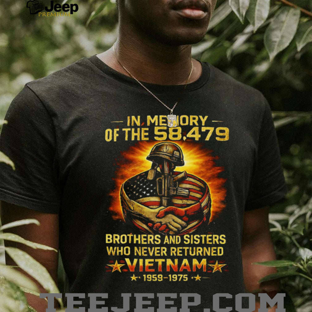 Vietnam Veteran Memorial Honor Tribute Fallen Soldiers T Shirt