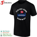 Viking Row Norway soccer boat Viking ship sport flag shirt