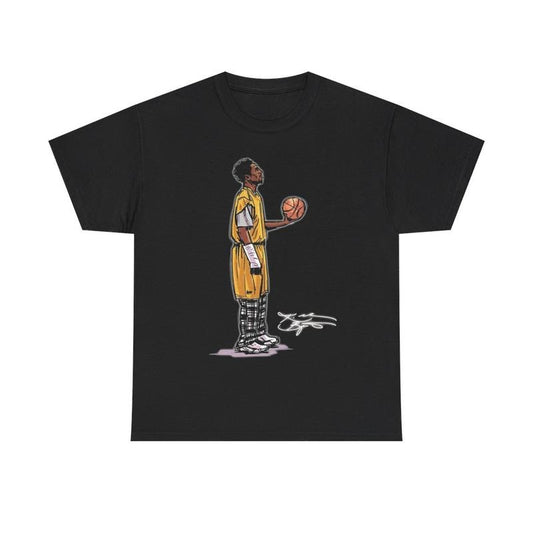 Vintage 'Dear Mamba' Frobe Inspired Basketball Graphic Shirt, Hip Hop Rap Tee, Y2K Tee Shirt, Retro Baller 90s Classic Casual Cotton Menswear T-Shirt Top Comfy Streetwear Shortsleeve Day Oversized Smooth Underwear