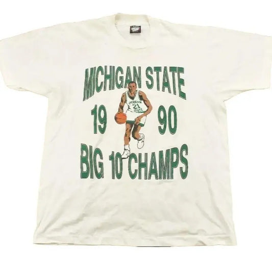Vintage 1990 Michigan State University Spartans Big Tshirt, Michigan Tshirt, Sport Tees, Unisex Tshirt