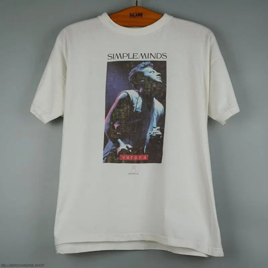 Vintage 1990 Simple Minds t-shirt unisex cotton Tshirt
