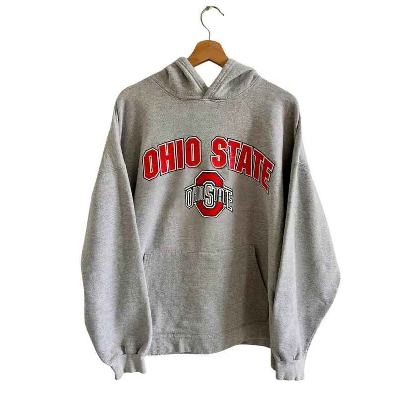 Vintage 1990s Ohio State University Heavyweight Hoodie