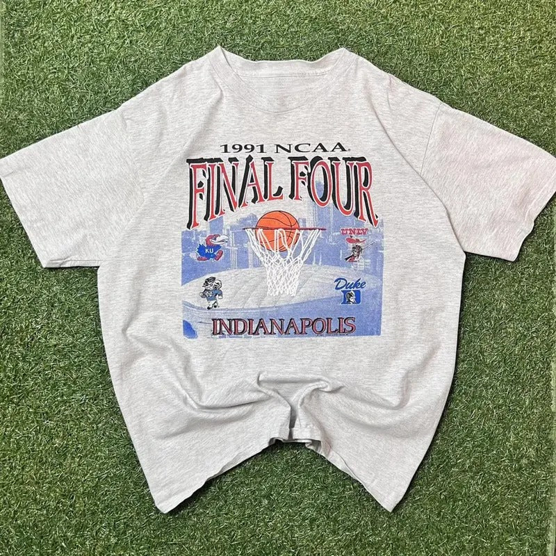 Vintage 1991 NCAA Basketball Finals Four Tee
