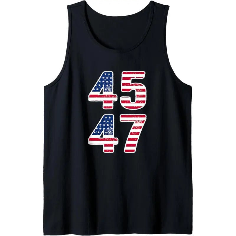 Vintage 45 47 Squared Trump 2024 Election Gift Men Women Tank Top MADE IN USA T-Shirts, Hoodie, Sweatshirt | WearSparks.com