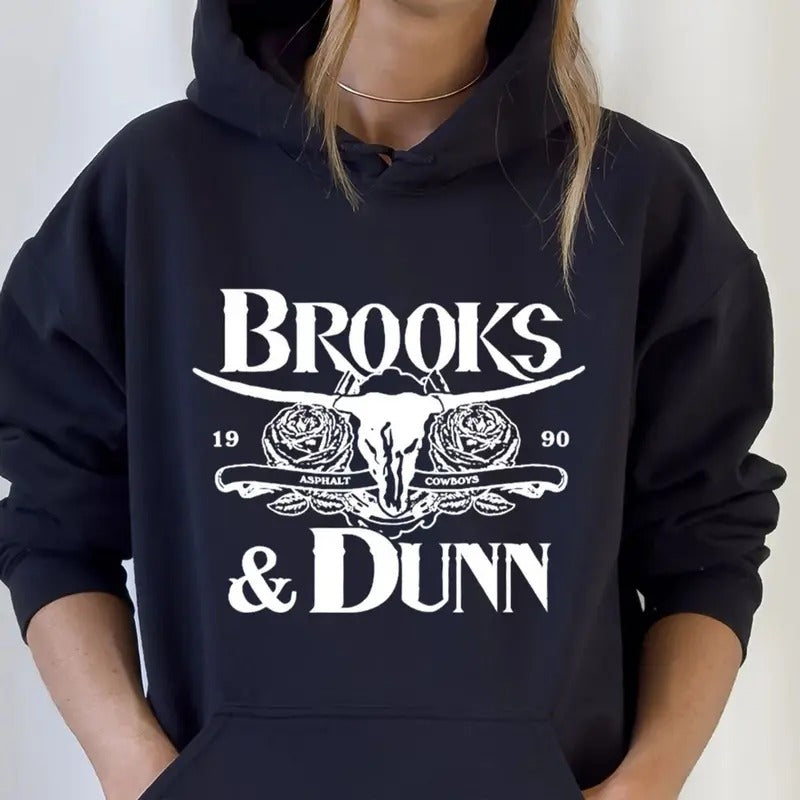 Vintage 90s B&D Shirt, Country Music Shirt, Country Concert Top, Unisex Sweater Pullover Tee