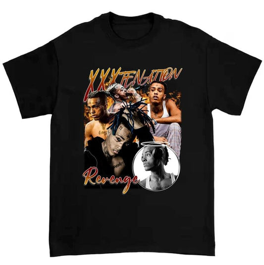 Vintage 90s Bootleg Style Xxxtentacion T Shirt, Hip Hop Urban Clothing, Retro Rapper Merch, Streetwear Music Icon Hoodie , Rapper Clothing, Unisex T-Shirt, Gifts For Men Women, Short Sleeve Tee Shirt, Gifts For Birthday Fathers Day