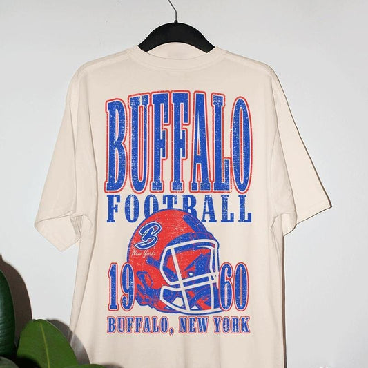 Vintage 90s Buffal0 Football Tshirt, Vintage Ny 1960, Game Day Apparel, Retro Football Tee, Favorite Team Shirt, Sunday Game Day Clothes, Gifts For Men Women, Men, Vintage Graphic For Men