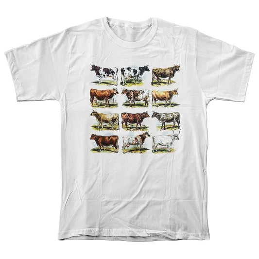 Vintage 90s Cow breed sweatshirt, Cow farm, Daddy Mommy Unisex Tshirt, sweatshirt, hoodie Cotton Unisex