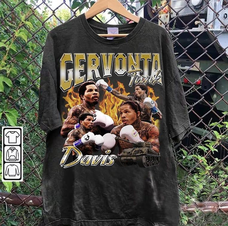 Vintage 90s Graphic Style Gervonta Davis Tee - Gervonta Davis T-shirt - American Professional Boxer Tee For Man and Woman...