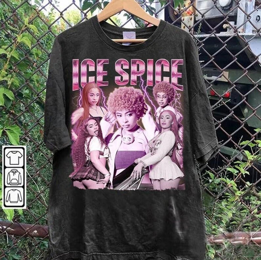Vintage 90s Graphic Style Ice Spice T-shirt - Ice Spice Vintage T-shirt - Ice Spice Vintage Tee For Man and Woman Unisex T-shirt