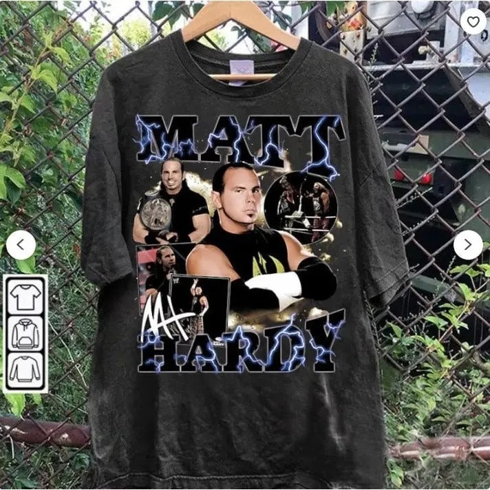 Vintage 90s Graphic Style Matt Hardy T-shirt - Matt Hardy T-shirt - American Professional Wrestler Tee For Man and Woman Unisex T-shirt, Gift For Fan