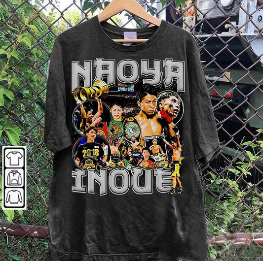 Vintage 90s Graphic Style Naoya Inoue T-shirt - Naoya Inoue T-shirt - American Professional Boxer Tee For Man and Woman Unisex Tee, Gift For Fan