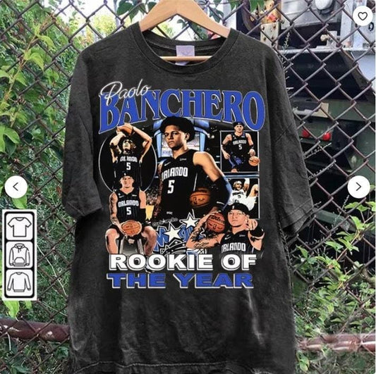 Vintage 90s Graphic Style Paolo Banchero T-shirt - Paolo Banchero T-shirt - Stephen Curry Vintage Tee For Man and Woman Unisex T-shirt, Gift For Fan