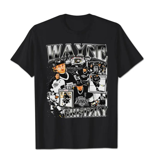 Vintage 90s Graphic Style Wayne Gretzky T-shirt - Wayne Gretzky T-shirt - Retro American Ice Hocke T-shirt, Vintage 90s style top clothing, Unisex graphic Streetwear shirts