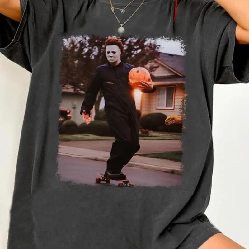 Vintage 90s Halloween Movies Shirts - Sweatshirt - Hoodie, Halloween Movies Tee, Funny Halloween Characters Sweatshirt, Fall Season, Tee Print
