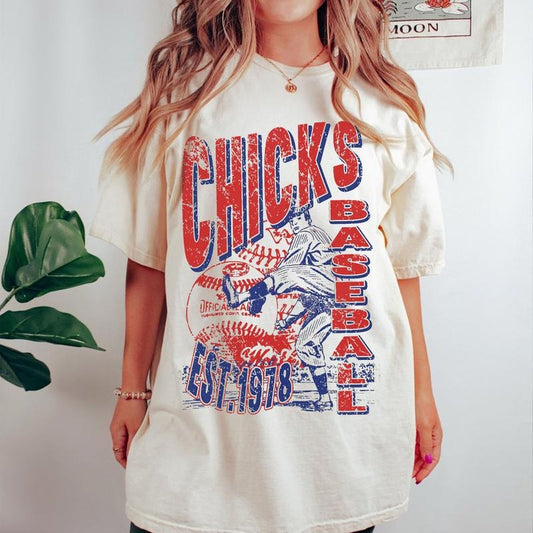 Vintage 90s Mem.Phis Baseball 90's T Shirt, Vintage Baseball Fan Shirt, Chicks Shirt, Game Day Apparel, Baseball Season, Mem.Phis Sports Outfit, World Series, Unisex T-Shirt, Gifts For Men Women, Short Sleeve Tee Shirt